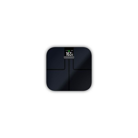 Garmin Sort Badevægte Index S2 Smart Scale - Præcis, Smart og Stilren Vægt til Dit Hjem!