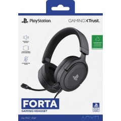 Køb Trust GXT 498 FORTA Kabling Headset Sort - Komfortabelt, Holdbart & Kraftfuldt Lyd!