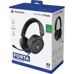 Køb Trust GXT 498 FORTA Kabling Headset Sort - Komfortabelt, Holdbart & Kraftfuldt Lyd!