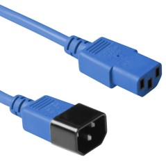 MicroConnect Blue power cable C14 to C13,