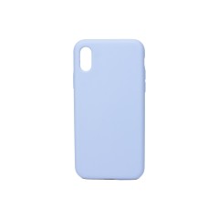 iPhone X / XS Silicon Case Light Blue - Stylish & Functional Protection with a Calm Aesthetic