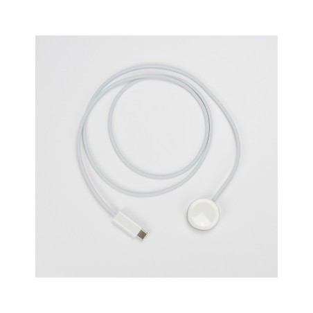 "Hurtigopladning med USB-C til Watch Charger - Originale Materialer & Stabil Kvalitet i Hvid"