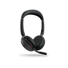 Jabra Evolve2 65 Flex MS Stereo Trådløs Headset - Komfortabelt design, optimal lydkvalitet, sort | Varenr. 5706991029093