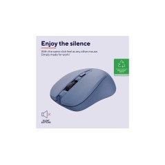 Trust Mydo Optisk Trådløs Blå - Elegant Design, Uovertruffen Præcision og Komfort!