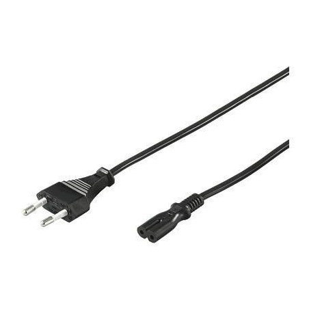Noname Power Cord 2 Pin 1,8 m EU - Pålidelig og Effektiv Strømforsyning til Dit Udstyr!