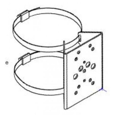 Raytec Pole Bracket Clamp PBC-1 - Innovativ og Holdbar Løsning til Effektiv Montering