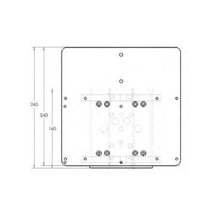 Raytec PBC-PSU-ADAP - Adaptorplade til nem installation og optimal ydelse!