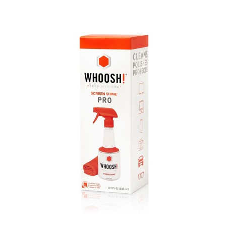 Whoosh! 500mL Genopfyldelig Skærmrens - Ren, Klar & Effektiv Rengøring til Alle Skærme!
