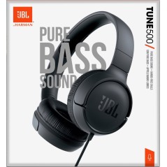 Køb JBL TUNE 500 Kabling Hovedtelefoner Sort - Fantastisk Lyd & Komfort!