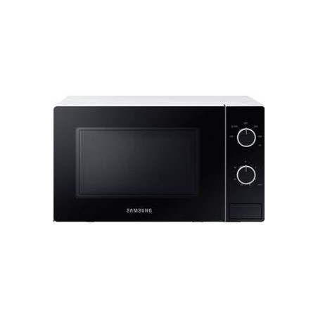 Samsung Mikroovn Fritstående 700W 20L Hvid - Effektiv Madlavning med Stil!