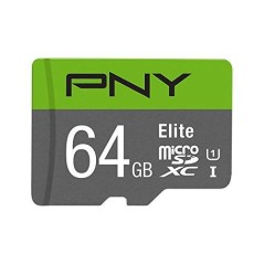 PNY Elite microSDXC 64GB 100MB/s - Hurtig og Pålidelig Lagerplads til Dine Enheder!