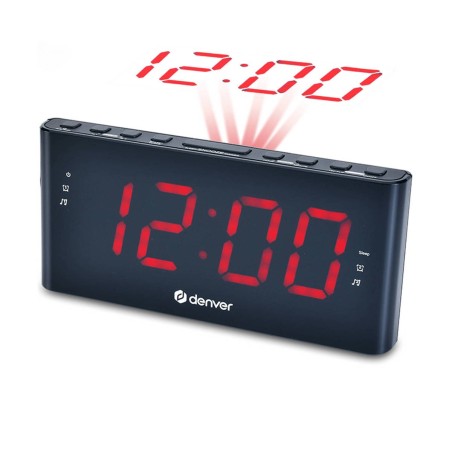 DENVER CPR-710 Clock-radio Sort - Elegance og Funktionalitet til Dit Værelse
