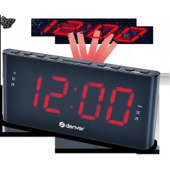 DENVER CPR-710 Clock-radio Sort - Elegance og Funktionalitet til Dit Værelse