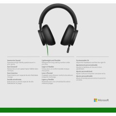 Microsoft Xbox Stereo Headset - Kabling Headset i Sort | Komfort, Kvalitet & Spiloplevelse