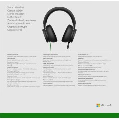 Microsoft Xbox Stereo Headset - Kabling Headset i Sort | Komfort, Kvalitet & Spiloplevelse