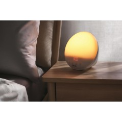 Philips Opvågningslys HF3519 - Naturlig morgenrutine med blød belysning og vekkerfunktion