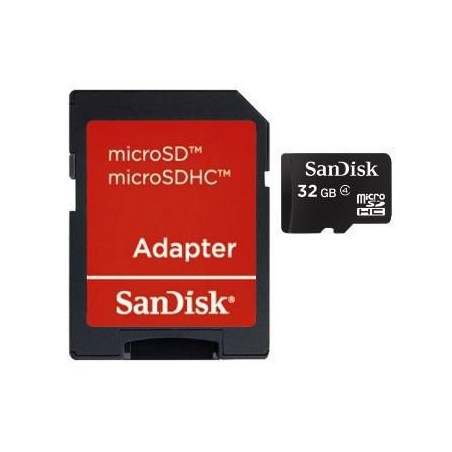 Sandisk MICROSDHC 32 GB med SD Adapter - Hurtig, Pålidelig og Plads til Dine Minder (Varenr: SDSDQB-032G-B35)