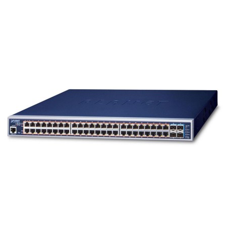 Planet L2L4 48-Port 101001000T - Højtydende Netværksswitch med PoE - GS-5220-48P4X