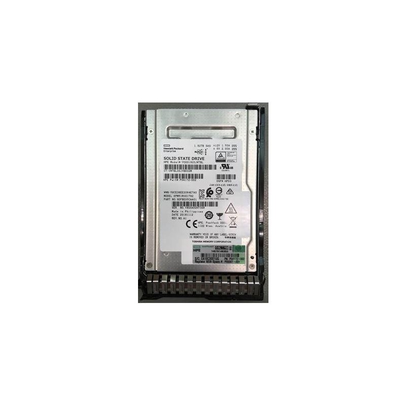 Hewlett Packard Enterprise SPS-DRV SSD 1.92TB SFF Hewlett Packard Enterprise SPS-DRV SSD 1.92TB SFF