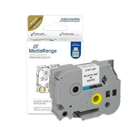 MediaRange Plastic Tape Cassette MRBTZ251 - Holdbare og Alsidige Løsninger til Dit Håndværk!