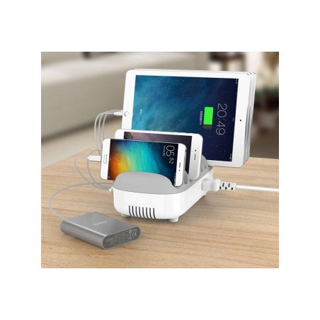 Compulocks USB Charging Dock Station - Hurtig og Effektiv Opladning til Alle Dine Enheder | Varenummer: 10PUSBDKS-EU