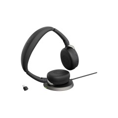Jabra Evolve2 65 Flex MS Stereo Trådløs Høretelefoner Sort