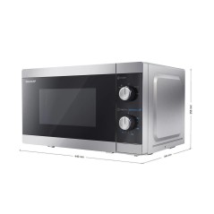 "Sharp YC-MS01E-S Microwave Oven - Compact Power and Effortless Cooking for Your Kitchen"