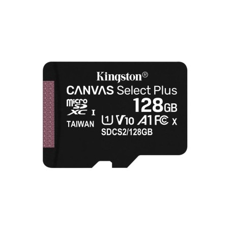 Kingston Canvas Select Plus microSDXC 128GB - Hurtig 100MB/s, Perfekt til Kamera og Mobil!