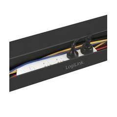Effektiv LogiLink Kabelstyringsplade - Organiser dit setup nemt og stilrent | Varenummer: 4052792061390