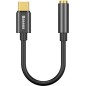 Baseus L54 USB-C til 3.5mm Jack adapter sort Baseus L54 USB-C til 3.5mm Jack adapter sort