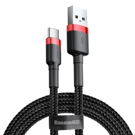 Køb Baseus Kevlar Type-C 3A Kabel - 05 Meter | Holdbar, Hurtig Opladning og Høj Kvalitet - Varenummer: 6953156278172