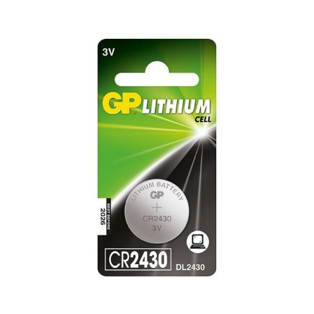 Køb GP LITHIUM BUTTON CELL CR2430 - Pålidelig Energikilde til Dit Elektronik | Varenummer 2185