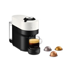 Krups Nespresso Vertuo Pop XN9201 Kaffemaskine - Kokosnøddehvid | Perfekt til Kaffeentusiasten!