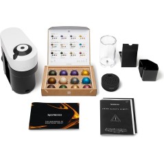 Krups Nespresso Vertuo Pop XN9201 Kaffemaskine - Kokosnøddehvid | Perfekt til Kaffeentusiasten!