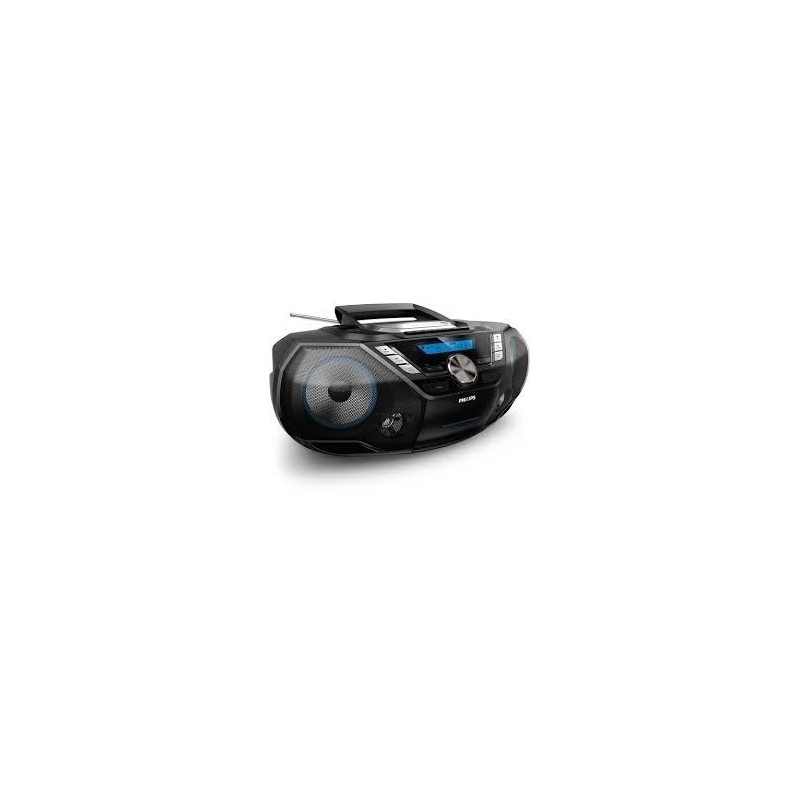 Philips CD Soundmachine AZB798T Boombox Sort Sølv Philips CD Soundmachine AZB798T Boombox Sort Sølv