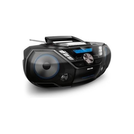 Philips CD Soundmachine AZB798T Boombox Sort Sølv