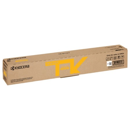 Kyocera TK 8115Y Gul Toner - 6000 Sider - Kvalitet og Holdbarhed til Din Printer! 