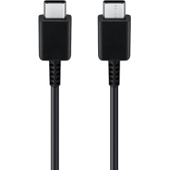 Samsung USB 20 Type-C Kabel 1m - Sort | Hurtig Opladning & Dataoverførsel - Varenr: 8801643993566