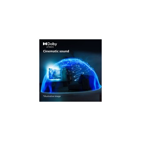 Philips 43PUS8309 43" 4K UHD TV - Mat sort, Fantastisk Billedkvalitet & Elegant Design - Varenummer: 8718863040799