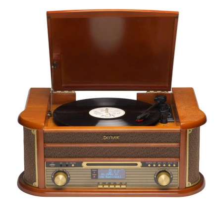 "DENVER MRD-51 Kassette DAB Radio CD MP3-afspiller - Ultimate Digital Afspiller & Pladespiller med Optagerfunktion!"