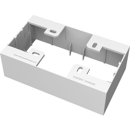 Vision Techconnect3 2-Gang Backbox - Optimal Montering til Din Installation - TC3 BACKBOX2G