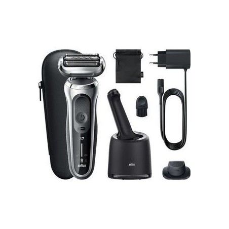 Køb Braun Shaver Series 7 S7200cc - Sort/Sølv | Effektiv & Præcis Barbering!