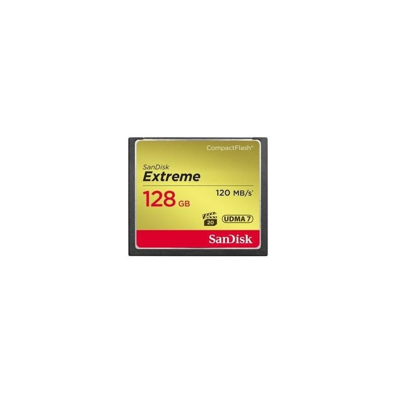 Sandisk CF CARD 128GB EXTREME Sandisk CF CARD 128GB EXTREME