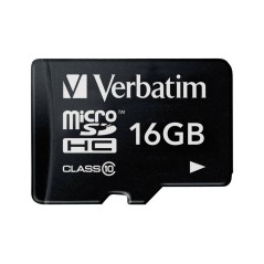 Verbatim microSDHC 16GB - Hurtig, Pålidelig og Ideel til Mobil- og Kameraoptagelse - Varenr. 0023942440109