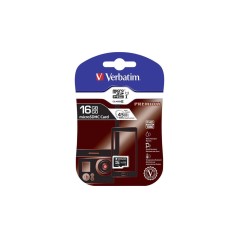 Verbatim microSDHC 16GB - Hurtig, Pålidelig og Ideel til Mobil- og Kameraoptagelse - Varenr. 0023942440109
