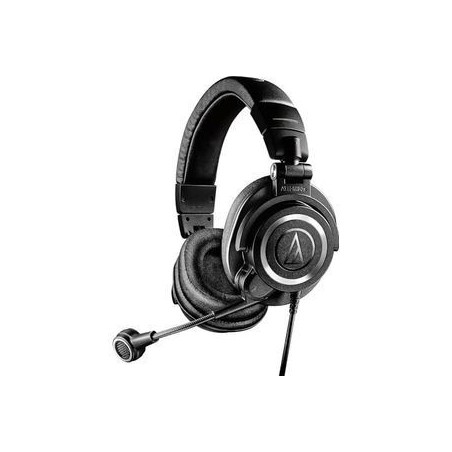 Audio-Technica ATH M50xSTS StreamSet Kablet Headset - Sort | Professionel Lydkvalitet & Komfortable Design