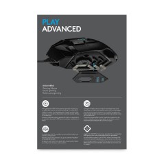 Logitech Gaming Mouse G502 (Hero) Optisk Kabling Sort