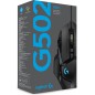 Logitech Gaming Mouse G502 (Hero) Optisk Kabling Sort Logitech Gaming Mouse G502 (Hero) Optisk Kabling Sort