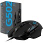 Logitech Gaming Mouse G502 (Hero) Optisk Kabling Sort Logitech Gaming Mouse G502 (Hero) Optisk Kabling Sort