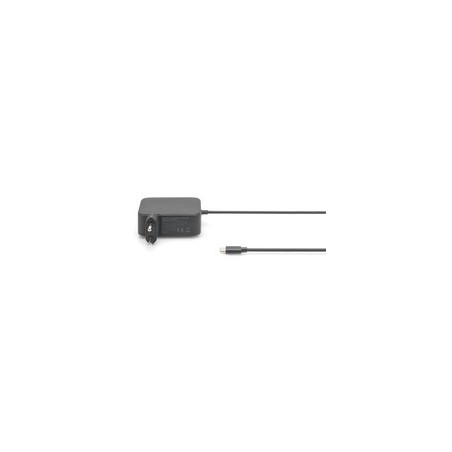 DIGITUS Strømadapter - AC / USB-C 5 / 9 / 12 / 15 / 20V